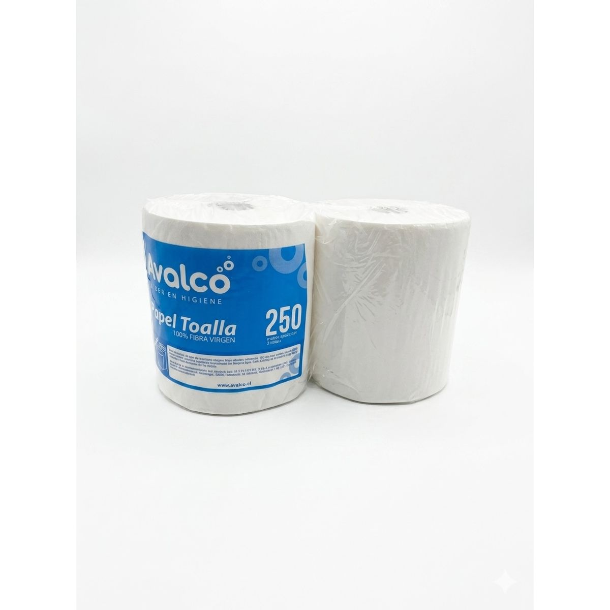 AVALCO - Papel Toalla Alto Rendimiento De 250 Mts X 2 Unidades