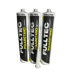 FULLTEC - Pack 3 Sello Poliuretano GRIS Pu Tubo 300ml