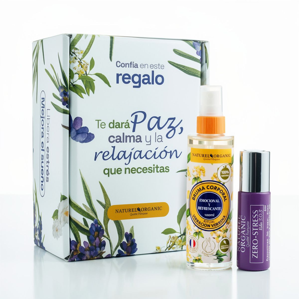 NATUREL ORGANIC - Pack Naturel Bruma Verbena 100 mL + Roll-on Stress 4 mL