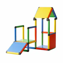 KIDSCOOL - Gimnasio Para Niños Montessori 5 en 1 Multicolor