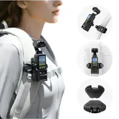 TELESIN - Soporte Mochila DJI Osmo Pocket 3 y 4 Montaje POV Manos Libres