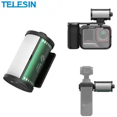 TELESIN - Luz LED MagFilm Cálida Fría Para Cámara y Smartphone Vlog