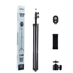 GENERICO - Tripode De 2.10 Mts Para Smartphone Con Control Bluetooth