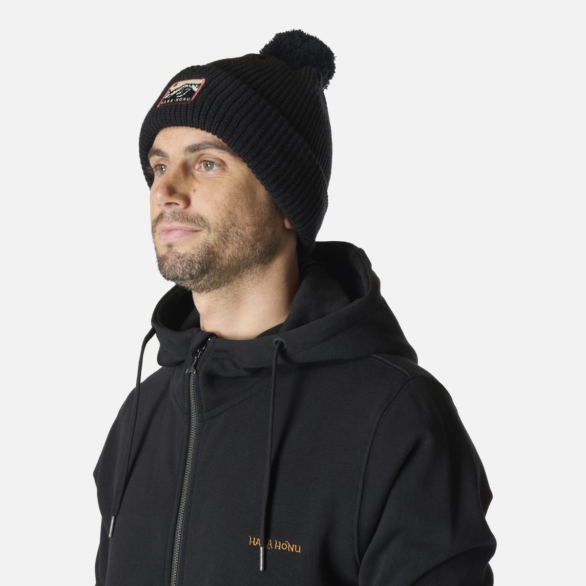 HAKA HONU - Gorro Unisex Yeco Negro Haka Honu
