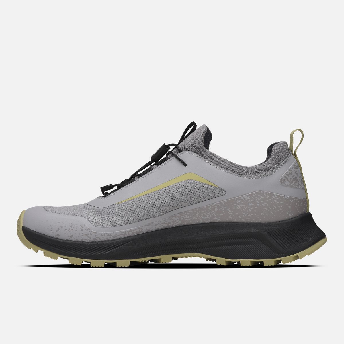 LIPPI - Zapatilla Hombre Light Knit Gris  Amarillo Lippi