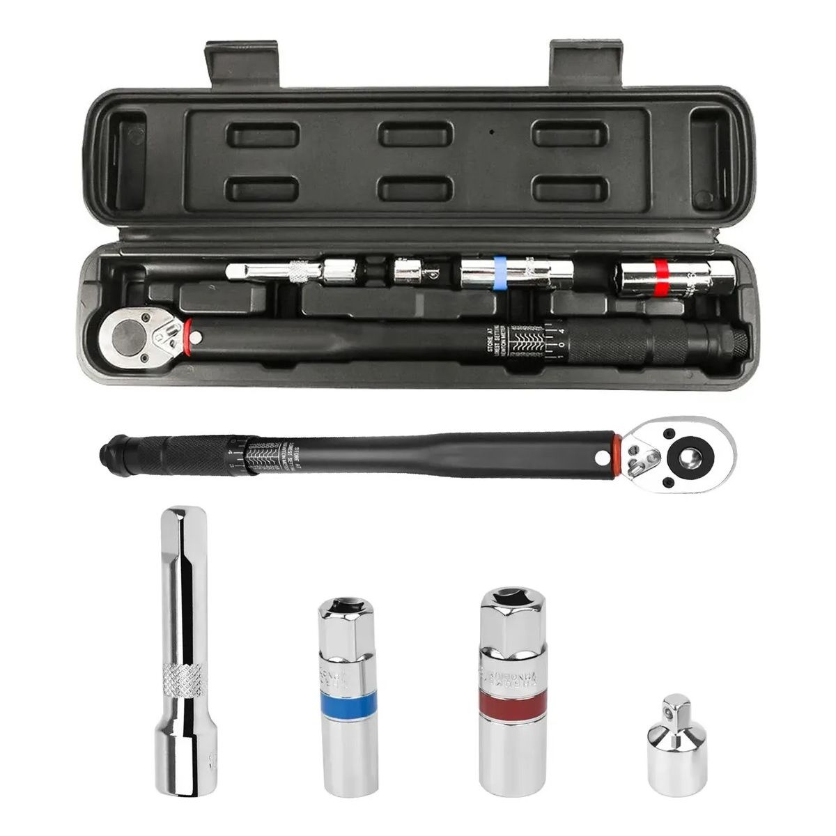 GENERICO - Llave De Torque Profesional 38 Pulgada 5- 70nm 5pc