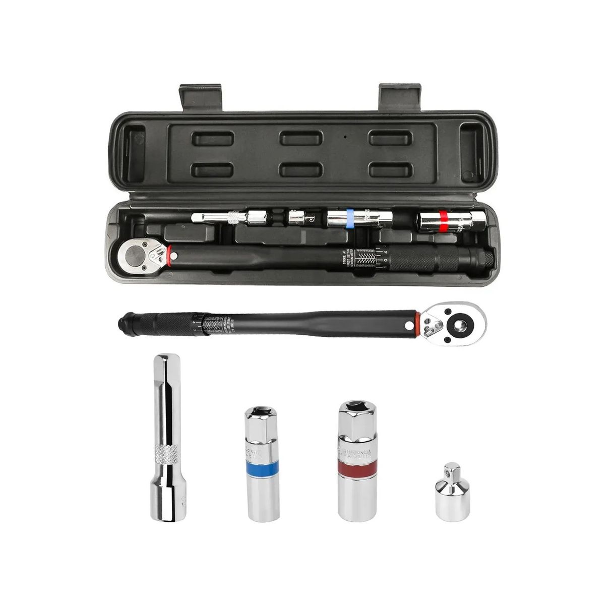 GENERICO - Llave De Torque Profesional 38 Pulgada 5- 70nm 5pc