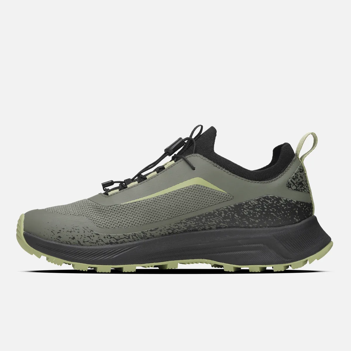 LIPPI - Zapatilla Hombre Light Knit Negro / Verde Lippi