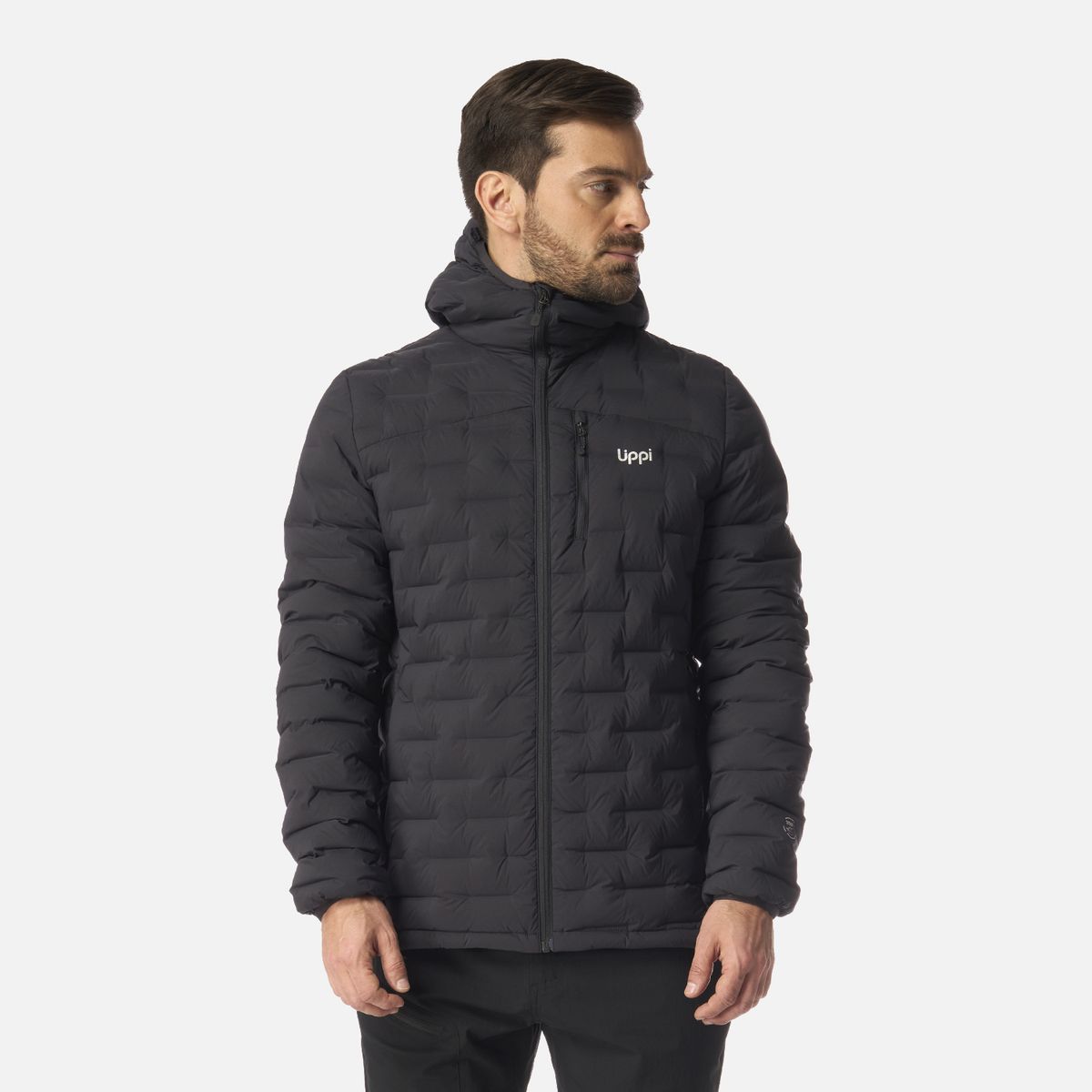 LIPPI - Chaqueta Hombre Ultimate Stretch Down Hoody Jacket Grafito