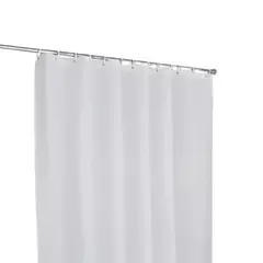 GENERICO - Cortina de Baño Plástica Blanca 180x180 cm Modelo TC-027 BELUG