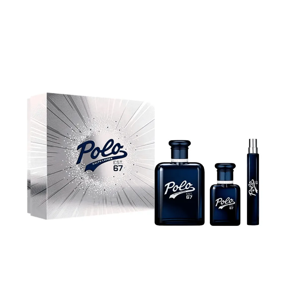 RALPH LAUREN - Set Perfume Hombre Ralph Lauren Polo Est 67 100ML + 40ML + 10 ML EDT