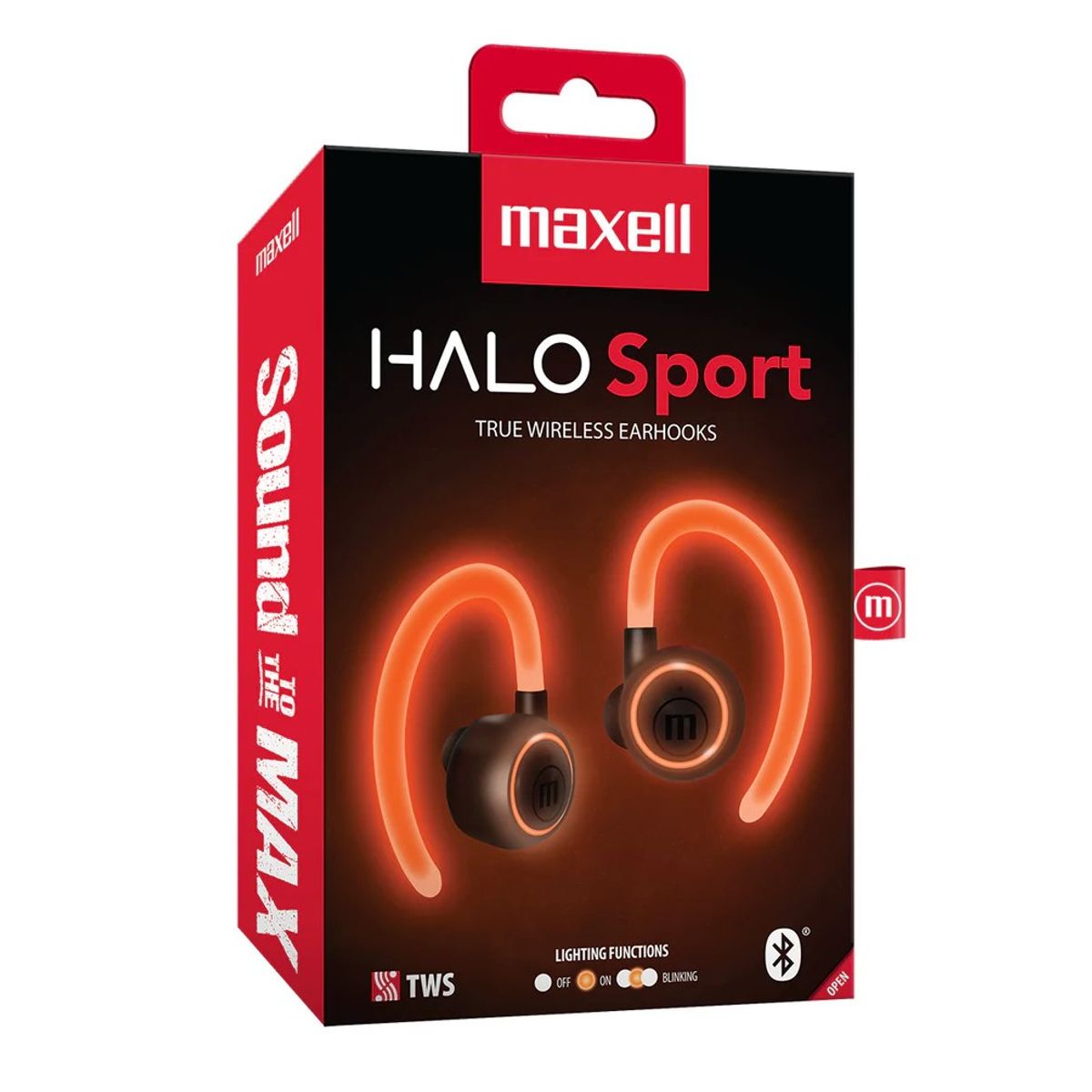 MAXELL - Audífonos Deportivos Inalámbricos Bt Maxell Tws Halo con Iluminación