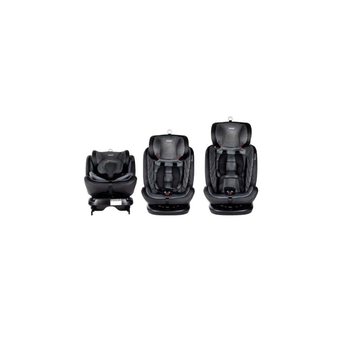 INFANTI - Silla Auto I-Giro 360 + 2 Letreros de Bebé a Bordo + Almohadilla Cervical