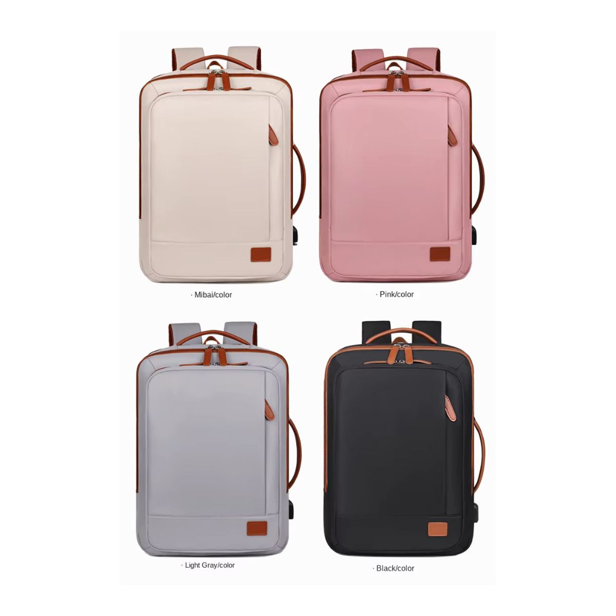 TIOZONEY - Mochila De Viaje Cabina Impermeable Equipaje De Mano Negra
