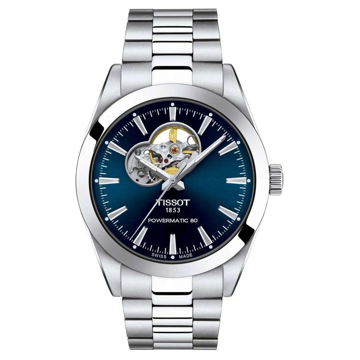 TISSOT - Reloj Tissot Gentleman Open Heart 40MM T1274071104101