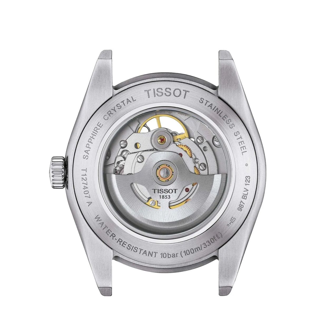 TISSOT - Reloj Tissot Gentleman Open Heart 40MM T1274071104101