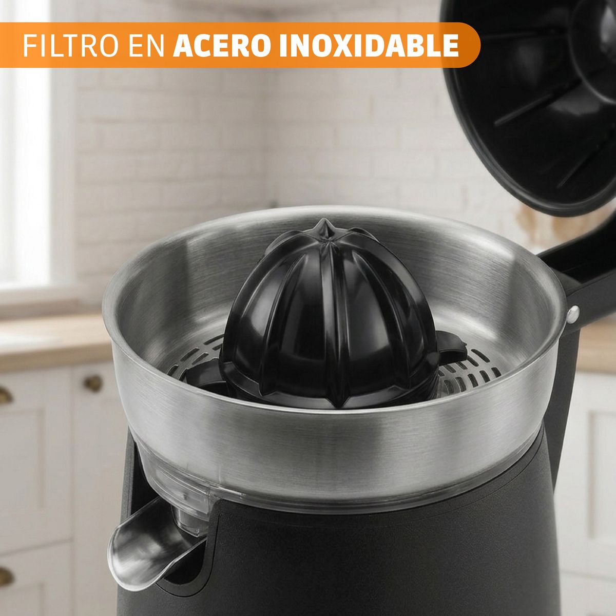 SOMELA - Exprimidor de Palanca Somela CJ7500 Vittality Pro Negro