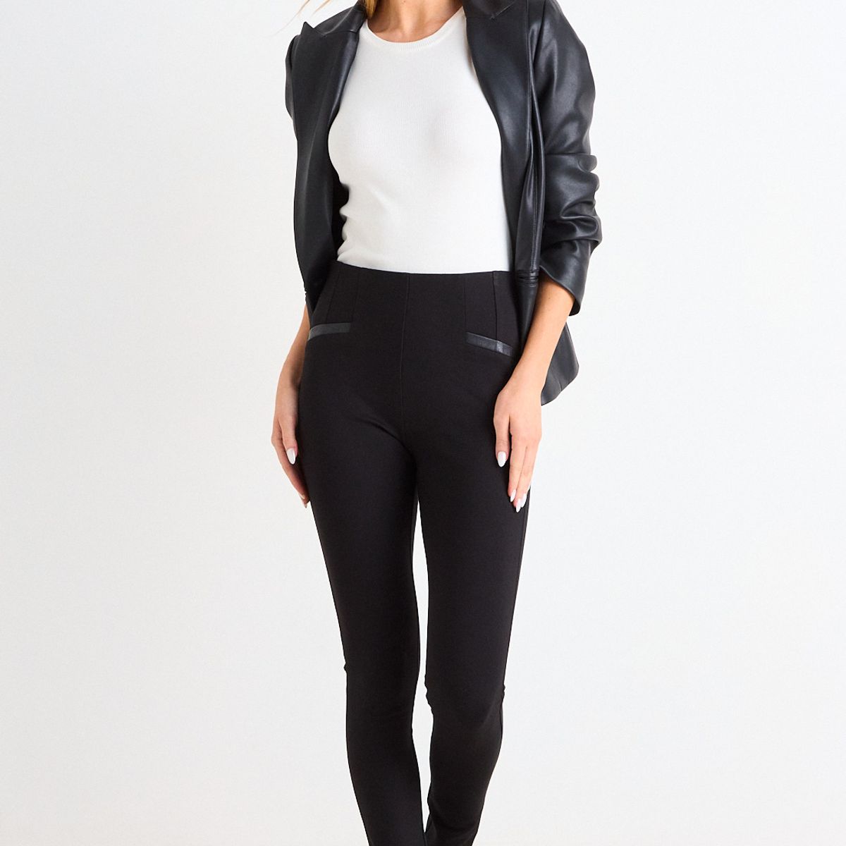 ASH - Calza Lisa Mujer Negro Ash
