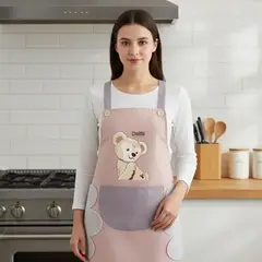 GENERICO - Delantal cocina oso con secamanos