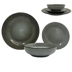 HOMEWELL - Vajilla Loza Mist Grey *6
