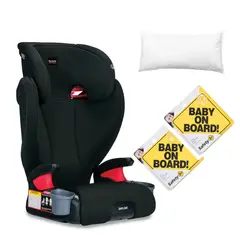 BRITAX - SILLA AUTO BUTACA SKYLINE DUSK + 2 Bebe a Bordo + Almohadilla Cervical