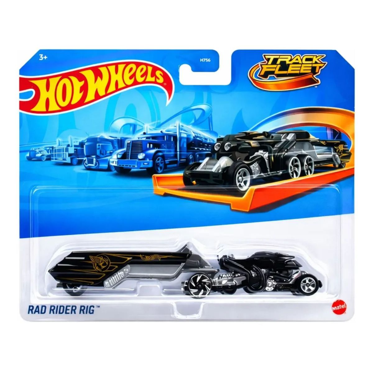 HOT WHEELS - Hotwheels Rad Rider Rig Camion Hot Wheels Track Fleet