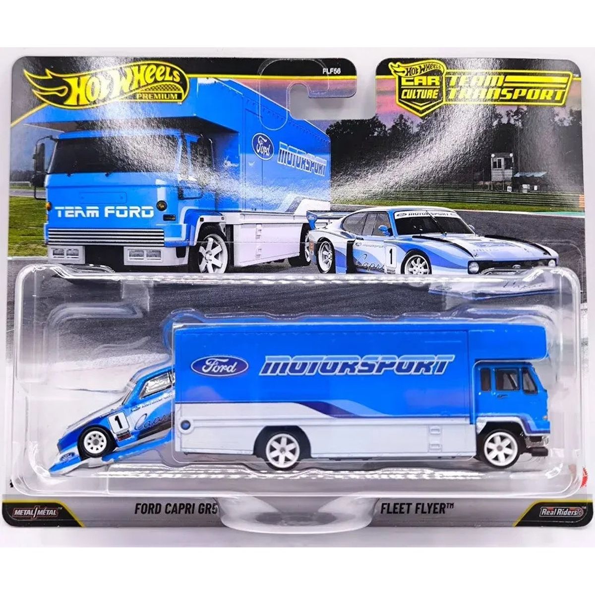 HOT WHEELS - Hot Wheels Transportador Ford Capri Gr5 Team Transport Premium