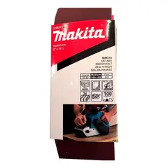 MAKITA - Lija De Banda 3×18 3 Pzs G100 Madera-metal D-59215