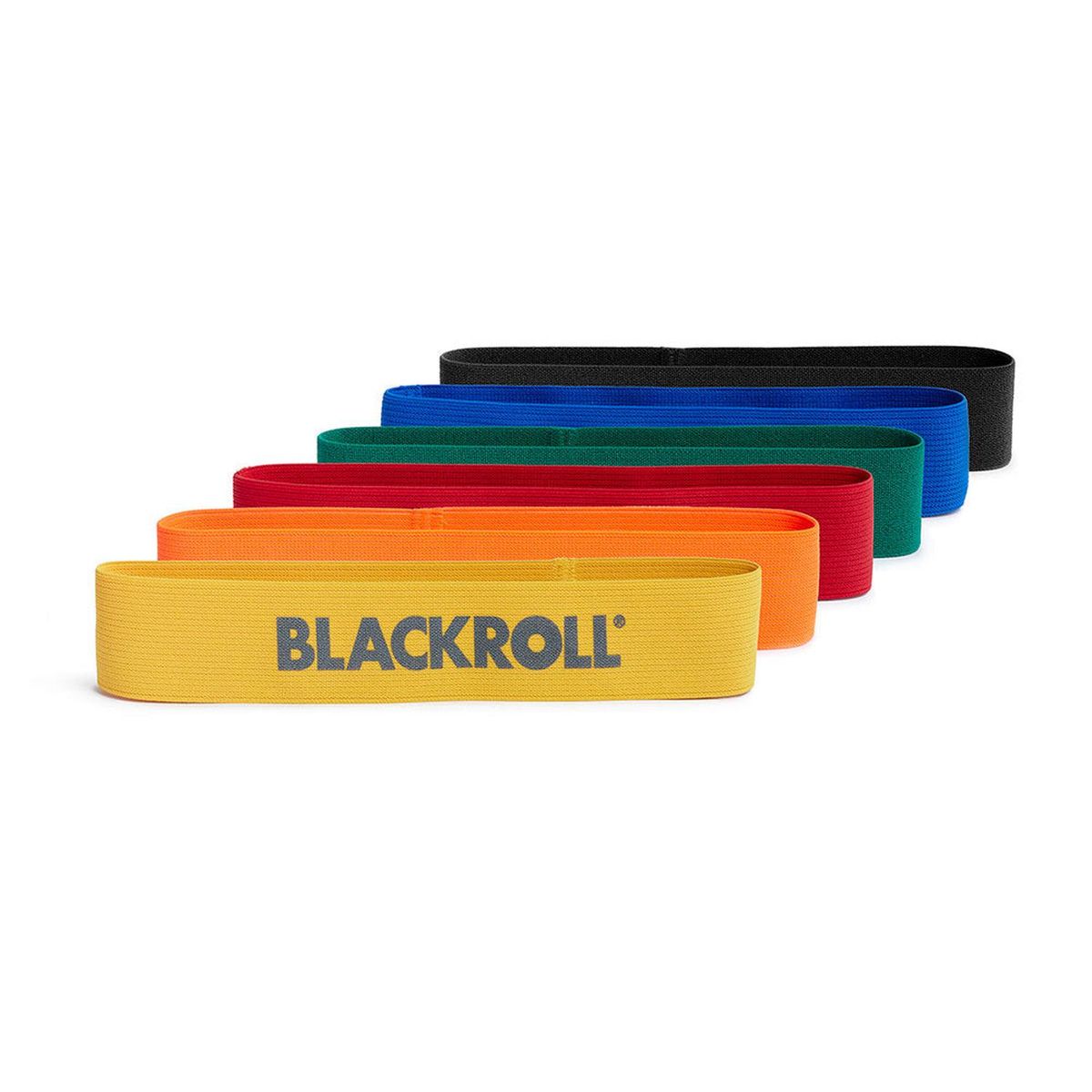 BLACKROLL - Set de Bandas de Resistencia para Entrenamiento de Piernas y Glúteos  Blackroll Loop Band x6