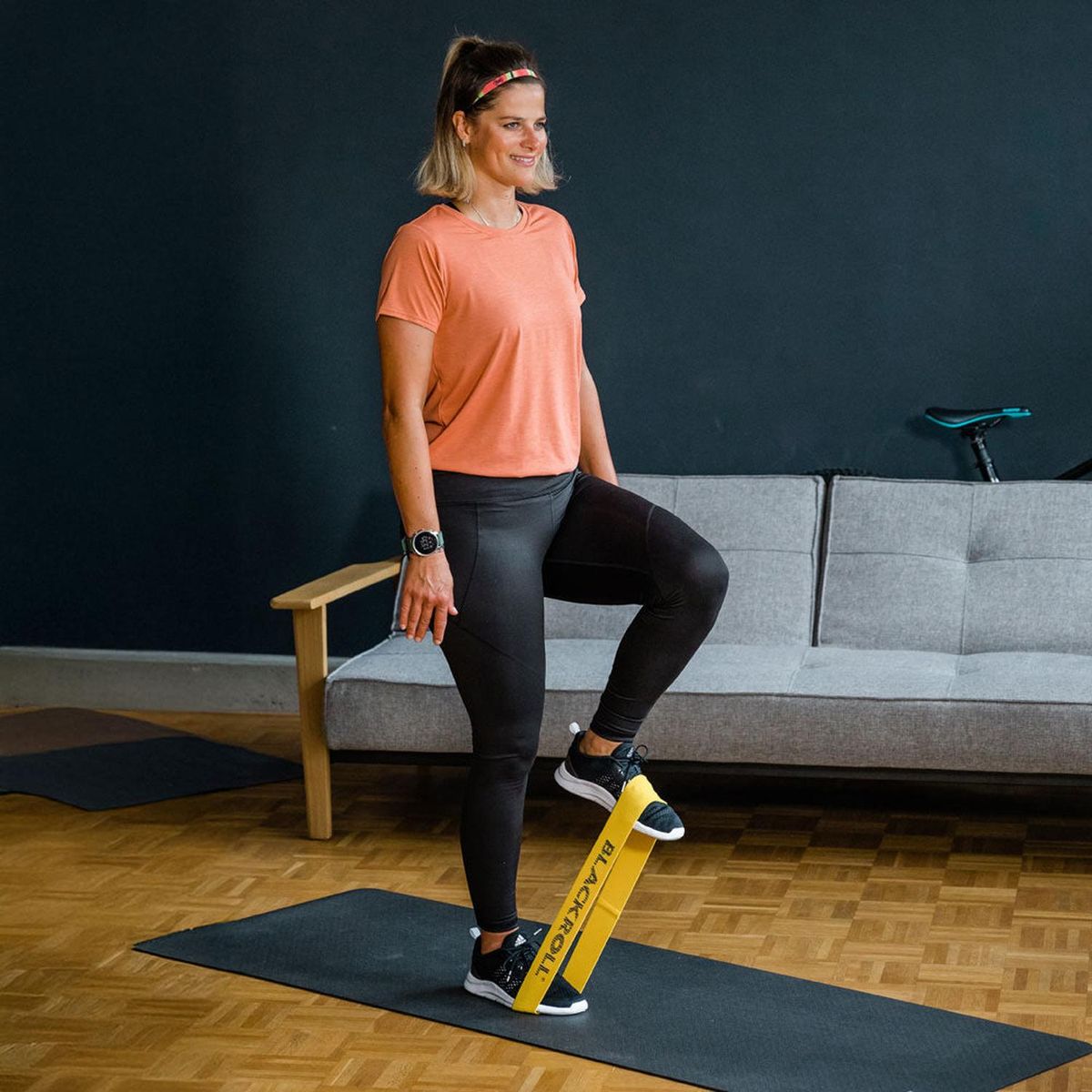 BLACKROLL - Set de Bandas de Resistencia para Entrenamiento de Piernas y Glúteos  Blackroll Loop Band x6