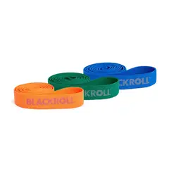 BLACKROLL - Set de Bandas de Resistencia para Entrenamiento de Core y Cuerpo Completo Super Band x3