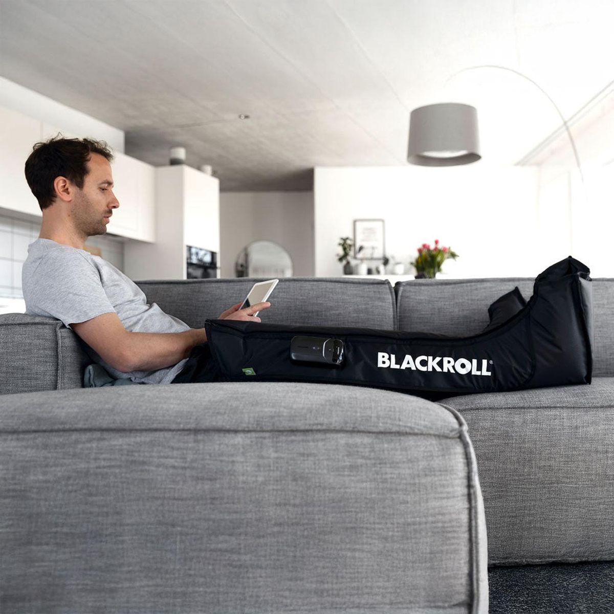 BLACKROLL - Botas de Compresión para Recuperación Muscular de Piernas  Blackroll Compression Boots - S