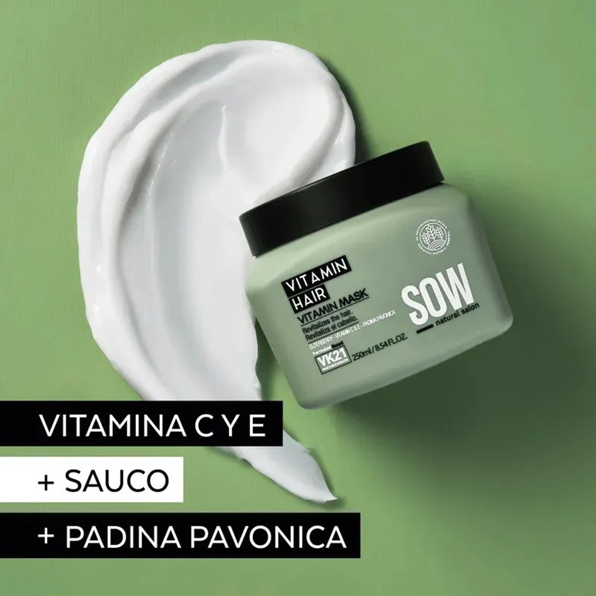 GENERICO - Máscara Sow Vitamin Hair 250ml