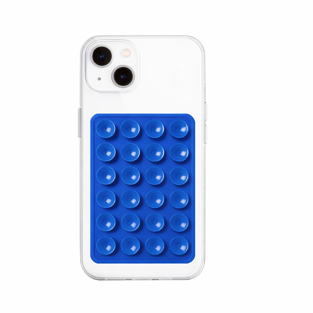 JOIGO - Soporte De Silicona Con Ventosa Doble Para Carcasa / Celular Azul