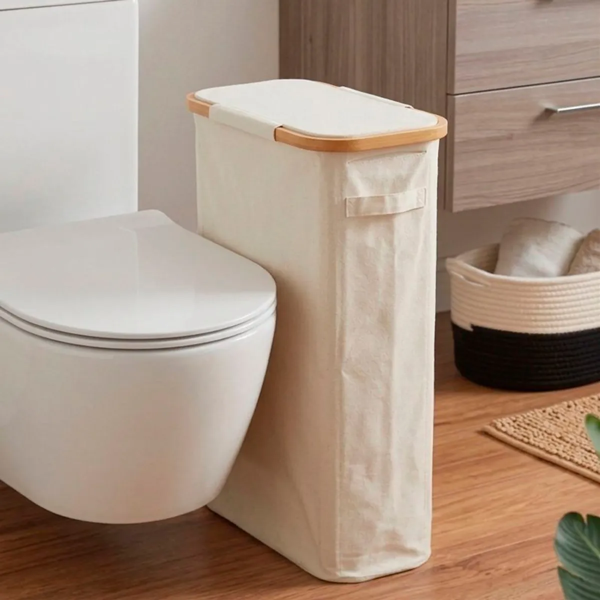 WAKESHOME - Organizador de rollos de Papel Higienico con Dispensador Porta Confort