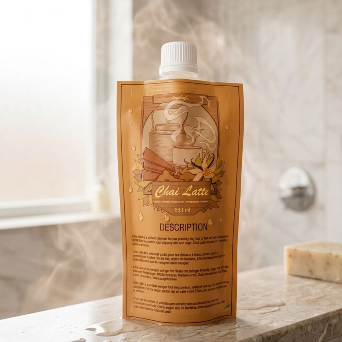 ECOSLAY - Shampoo sin sulfatos Chai Latte