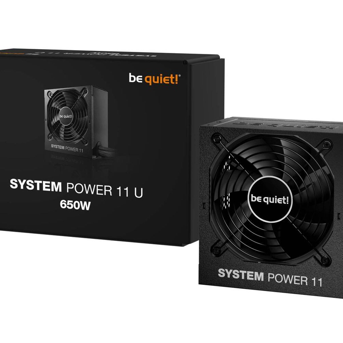 BE QUIET - Fuente de Poder Be Quiet! SYSTEM POWER 11U, 650W, Cables Fijos, 80 Plus Bronze, ATX 3.1, PCIe 5.1