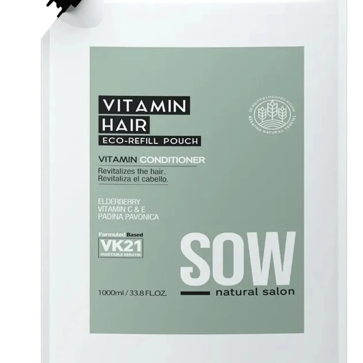 GENERICO - Acondicionador Sow Vitamin Hair 1000ml Recarga