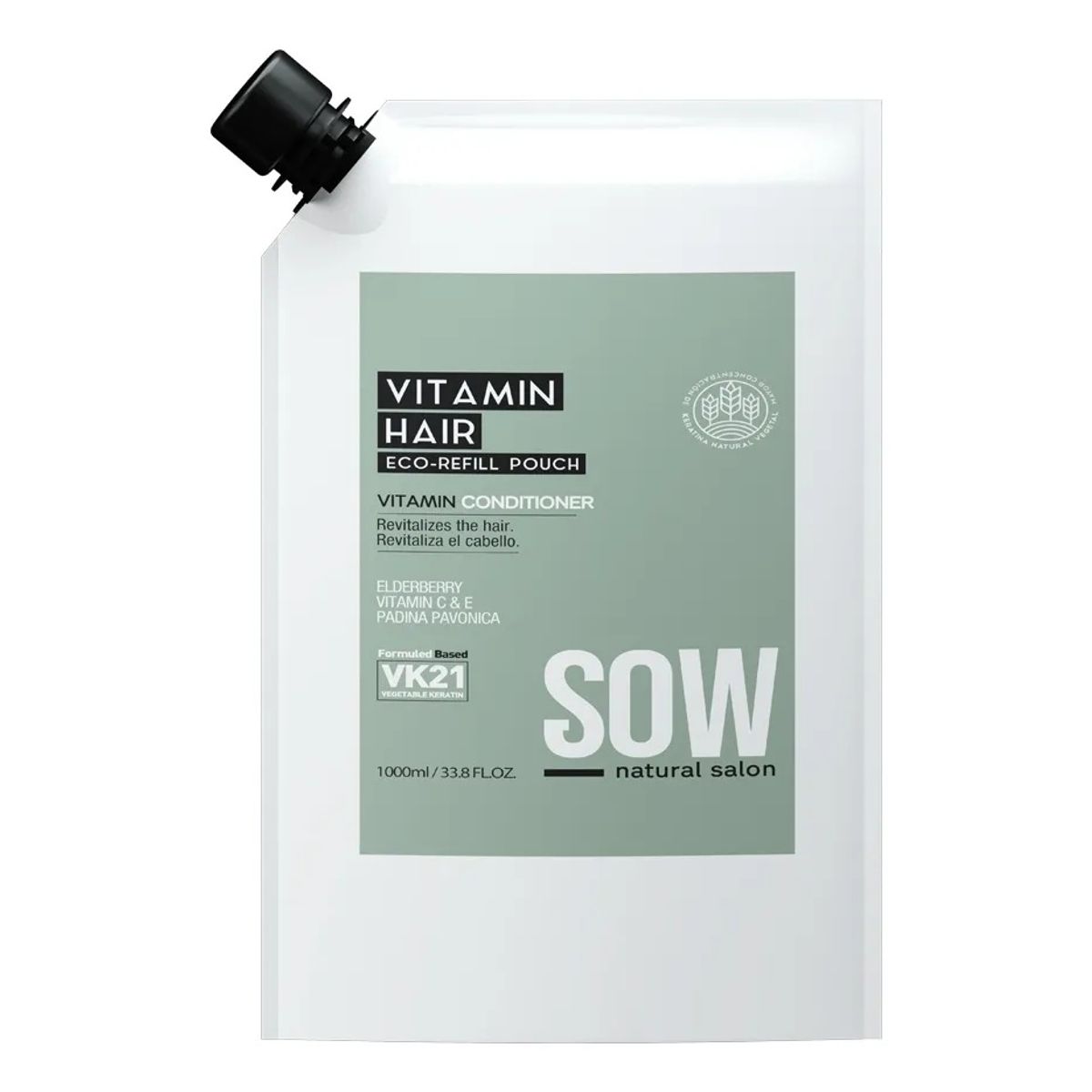 GENERICO - Acondicionador Sow Vitamin Hair 1000ml Recarga