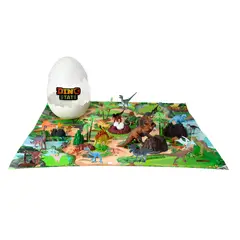 DINO STATE - Huevo Sorpresa con Dinosaurios y Accesorios 21 cm