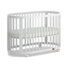 GENERICO - Cuna Ovalada De Madera Modelo De Lujo Marca Boori Australia