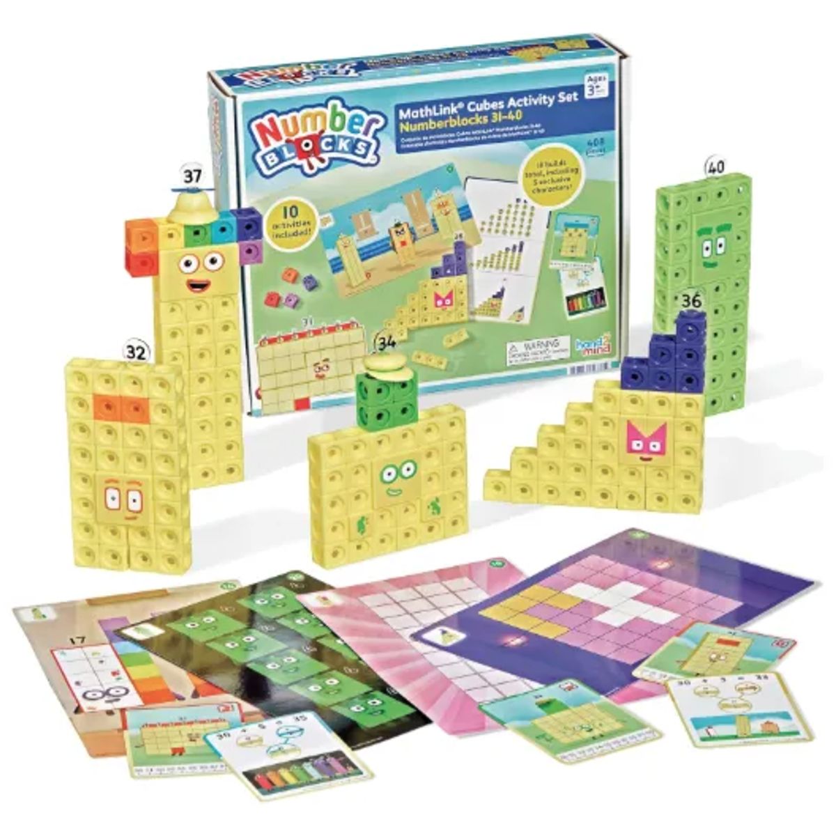 GENERICO - Numberblocks Mathlink Cubes 31-40 Juego Educativo Original