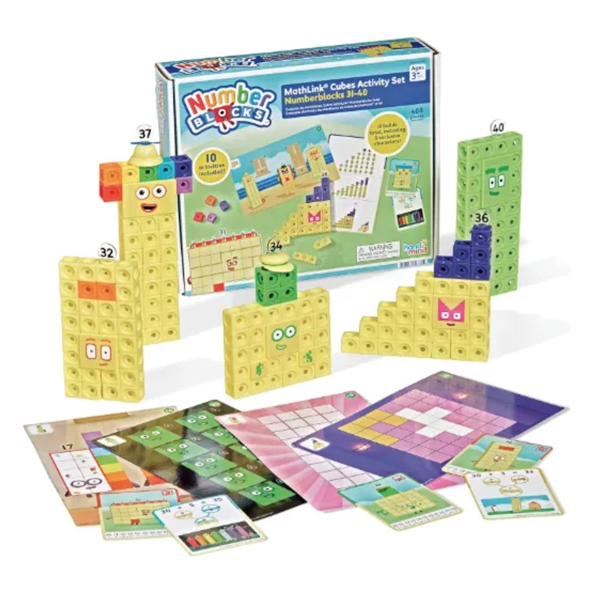 GENERICO - Numberblocks Mathlink Cubes 31-40 Juego Educativo Original
