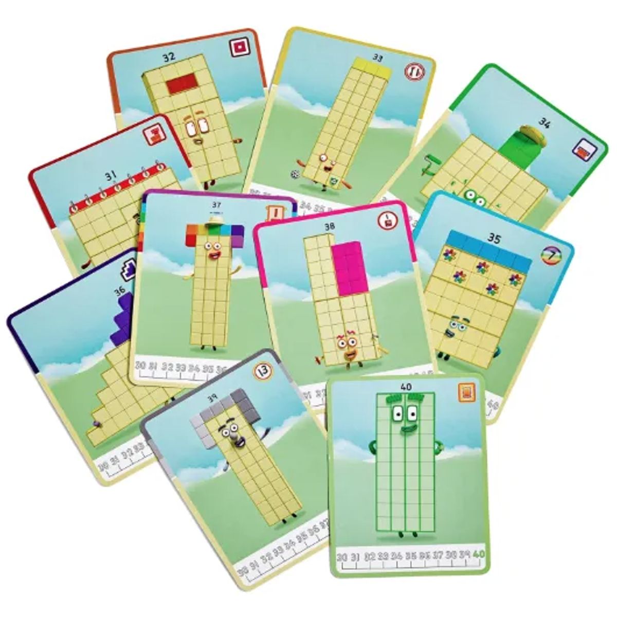 GENERICO - Numberblocks Mathlink Cubes 31-40 Juego Educativo Original