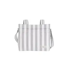 MINEST - Bolso Clásico - Rayas Gris