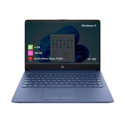 Hp Notebook Amd Athlon 4Gb 128Gb Ssd 14 Hd Win11 Azu