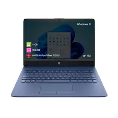 HP - Notebook Amd Athlon 4GB 128GB SSD 14 HD Win11 Azu