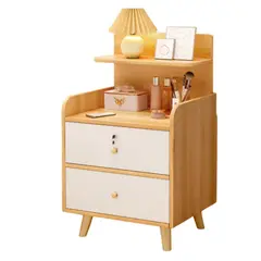 DE TODO Y MAS - Velador dos niveles con soporte superior 45*40*70 Chic Home