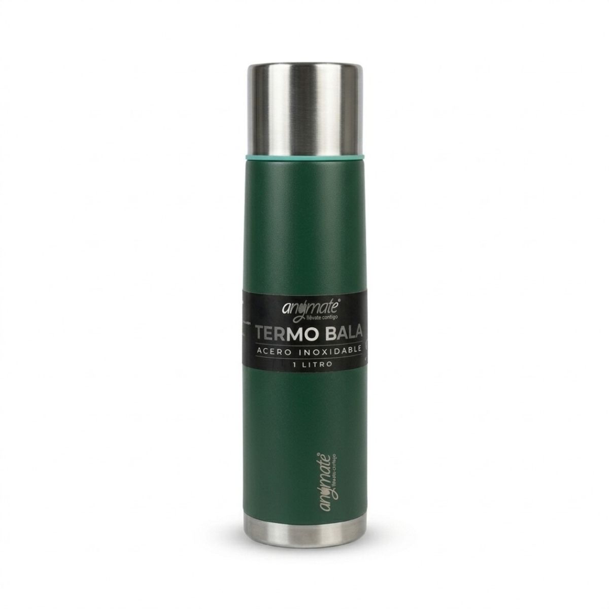 GENERICO - Termo para mate 1 Litro Anymate Boquilla Dosificadora Verde