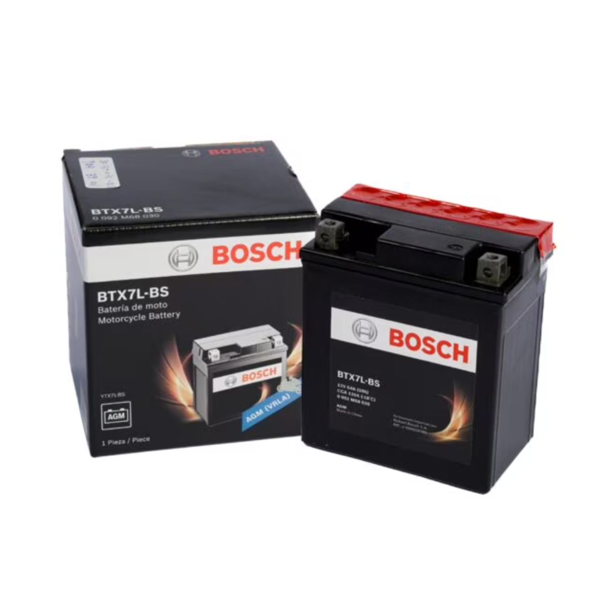 BOSCH - Batería Bosch Ytx7l-bs Yamaha Fz25  R3  R3a Honda Cb190